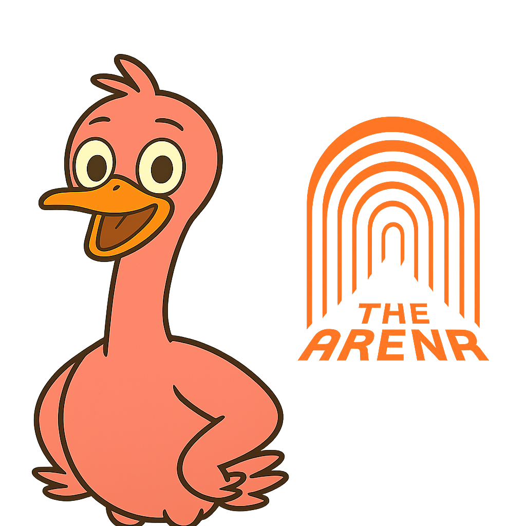 COCO mascot with Arena.social platform branding for token launch